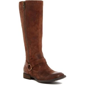 Born Delall Tall Suede Riding Boot Sz 7